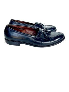 ALLEN Edmonds Black Chelsea Kiltie Tassel Loafer